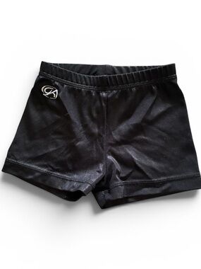 GK Adult Petite X-Small Black Mystique Workout Cheer Gymnastics Dance Shorts PXS